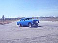 55 Chevy Gasser Burnout