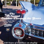 Cadillac Through the Years, Sunday, March 25th