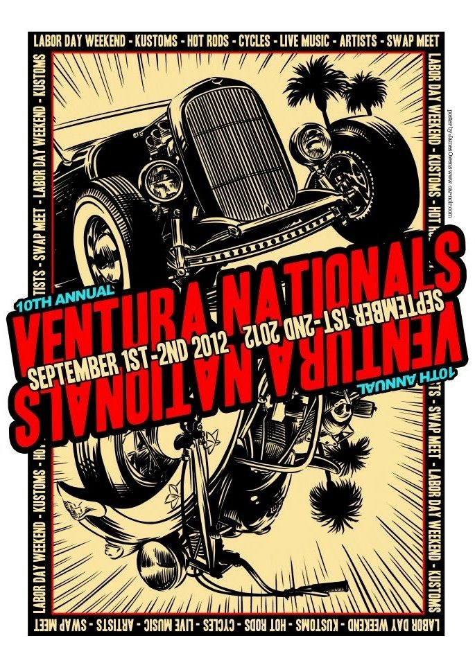 10th Annual Ventura Nationals Hotrod & Motorcycle Show – 53deluxe